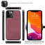 CaseMe - Telefoonhoesje geschikt voor Apple iPhone 13 Pro Max - Back Cover en Wallet Book Case - Multifunctioneel - Rood