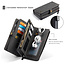 CaseMe - Telefoonhoesje geschikt voor Apple iPhone 13 Pro Max - Back Cover en Wallet Book Case - Multifunctioneel - Zwart