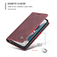 CaseMe - Telefoonhoesje geschikt voor Apple iPhone 13 Pro Max - Wallet Book Case - Magneetsluiting - Donker Rood