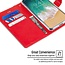 Telefoonhoesje geschikt voor Apple iPhone 13 Mini - Blue Moon Diary Wallet Case - Rood