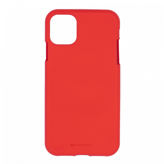 Mercury Goospery Telefoonhoesje geschikt voor Apple iPhone 13 - Soft Feeling Case - Back Cover - Rood