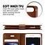 Telefoonhoesje geschikt voor Apple iPhone 13 Pro Max - Blue Moon Diary Wallet Case - Bruin