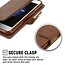 Telefoonhoesje geschikt voor Apple iPhone 13 Pro Max - Blue Moon Diary Wallet Case - Bruin