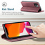 CaseMe - Telefoonhoesje geschikt voor Apple iPhone 13 Pro - Wallet Book Case - Magneetsluiting - Donker Rood