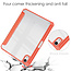 Case2go - Tablet hoes geschikt voor iPad Mini 6 (2021) - 8.3 Inch - Transparante Case - Tri-fold Back Cover - Oranje