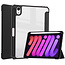 Case2go Case2go - Tablet hoes geschikt voor iPad Mini 6 (2021) - 8.3 Inch - Transparante Case - Tri-fold Back Cover - Zwart