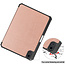 Case2go - Tablet hoes geschikt voor Apple iPad Mini 6 (2021) - 8.3 inch - Tri-Fold Book Case - Apple Pencil Houder - Rosé Goud