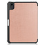 Case2go - Tablet hoes geschikt voor Apple iPad Mini 6 (2021) - 8.3 inch - Tri-Fold Book Case - Apple Pencil Houder - Rosé Goud