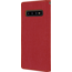 Telefoonhoesje geschikt voor iPhone 13 Pro - Mercury Canvas Diary Wallet Case - Hoesje met Pasjeshouder - Rood