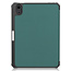 Case2go - Tablet hoes geschikt voor Apple iPad Mini 6 (2021) - 8.3 inch - Tri-Fold Book Case - Apple Pencil Houder - Donker Groen
