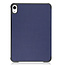 Case2go - Tablet hoes geschikt voor Apple iPad Mini 6 (2021) - 8.3 inch - Tri-Fold Book Case - Apple Pencil Houder - Donker Blauw