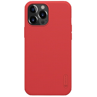 Nillkin Telefoonhoesje geschikt voor iPhone 13 Pro - Super Frosted Shield Pro - Back Cover - Rood