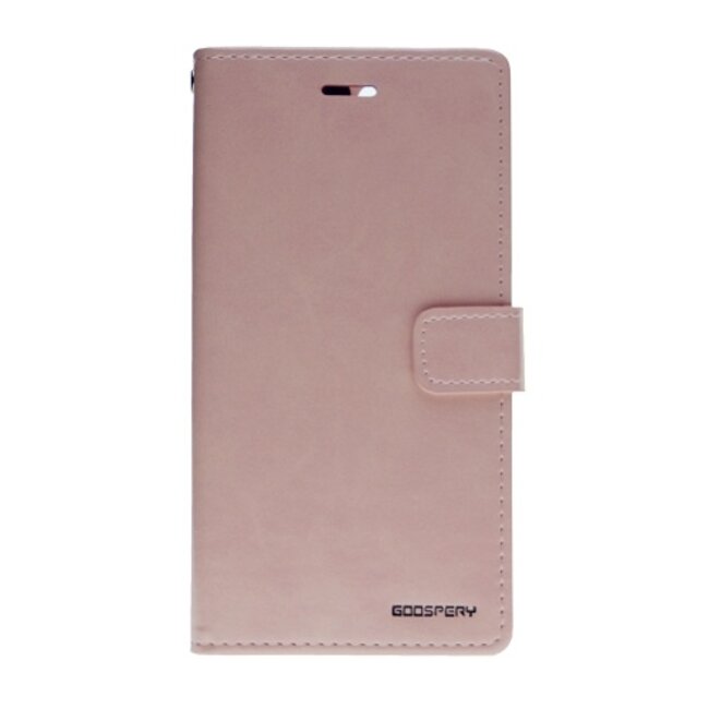 Telefoonhoesje geschikt voor Apple iPhone 13 Pro - Blue Moon Diary Wallet Case - Rose Goud