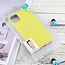 Telefoonhoesje geschikt voor Apple iPhone 13 Mini - Mercury Sky Slide Bumper Case - Lime Groen