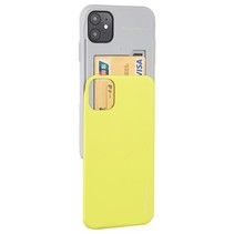 Telefoonhoesje geschikt voor Apple iPhone 13 Mini - Mercury Sky Slide Bumper Case - Lime Groen