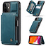 CaseMe CaseMe - Telefoonhoesje geschikt voor Apple iPhone 13 - Back Cover - met RFID Pasjeshouder - Blauw