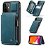 CaseMe - Telefoonhoesje geschikt voor Apple iPhone 13 - Back Cover - met RFID Pasjeshouder - Blauw