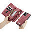 CaseMe - Telefoonhoesje geschikt voor Apple iPhone 13 - 2 in 1 Book Case en Back Cover - Rood