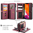 CaseMe - Telefoonhoesje geschikt voor Apple iPhone 13 Mini - Back Cover en Wallet Book Case - Multifunctioneel - Rood