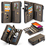 CaseMe - Telefoonhoesje geschikt voor Apple iPhone 13 Mini - Back Cover en Wallet Book Case - Multifunctioneel - Bruin