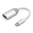 USB-C naar HDMI Adapter - 4K - USB-C Hub - HD kwaliteit - Zilver