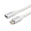 USB-C Verlengkabel - USB-C Kabel - Data en Laadkabel  - Ondersteunt 4K-beelden - 1 Meter - Zilver