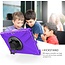 Tablet Hoes geschikt voor Microsoft Surface Go 3 Cover - Hand Strap Armor Case met Surface Pen Houder - Paars