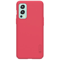 Nillkin - Telefoonhoesje geschikt voor OnePlus Nord 2 5G - Super Frosted Shield - Back Cover - Rood