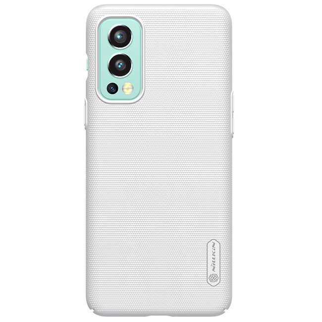 Nillkin - Telefoonhoesje geschikt voor OnePlus Nord 2 5G - Super Frosted Shield - Back Cover - Wit