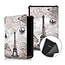 Case2go - E-reader hoesje voor PocketBook Touch HD 3 - Sleepcover - Auto/Wake functie - Magnetische sluiting - Eiffeltoren