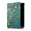 Case2go - E-reader hoesje voor PocketBook Touch HD 3 - Sleepcover - Auto/Wake functie - Magnetische sluiting - Witte Bloesem