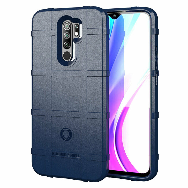 Hoesje voor Xiaomi Redmi 9 - Beschermende hoes - Back Cover - TPU Case - Blauw