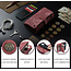 CaseMe - Telefoonhoesje geschikt voor iPhone 13 - Wallet Book Case met ritssluiting - Magneetsluiting - Rood