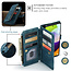 CaseMe - Telefoonhoesje geschikt voor Samsung Galaxy A52 5G / A52s 5G - Wallet Book Case met ritssluiting - Magneetsluiting - Blauw