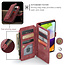 CaseMe - Telefoonhoesje geschikt voor Samsung Galaxy A32 5G - Wallet Book Case met ritssluiting - Magneetsluiting - Rood