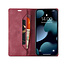 AutSpace - Telefoonhoesje geschikt voor Apple iPhone 13 - Wallet Book Case - Magneetsluiting - met RFID bescherming - Rood