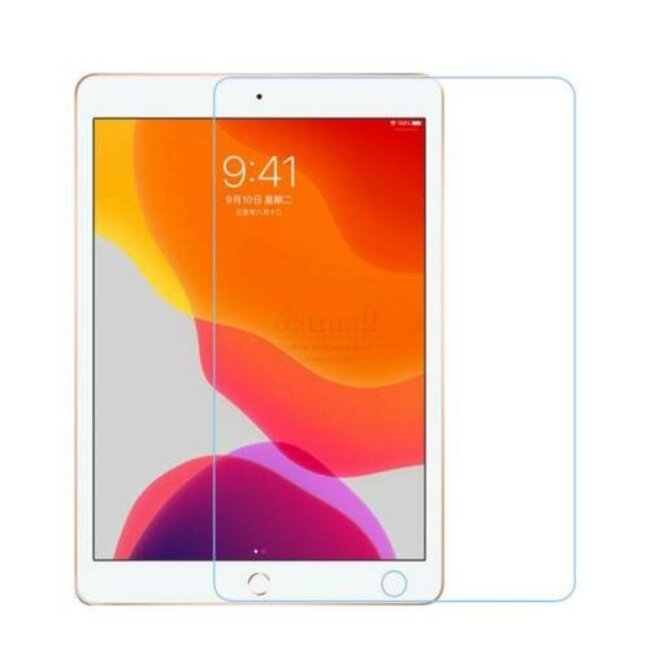 Case2go - Tablet Screenprotector geschikt voor Apple iPad 10.2 (2020) Screenprotector - Tempered Glass - Case Friendly - Tranparant
