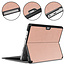 Case2go - Tablet Hoes geschikt voor Microsoft Surface Pro 8 - Tri-Fold Book Case - Rosé Goud