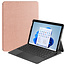 Case2go - Tablet Hoes geschikt voor Microsoft Surface Pro 8 - Tri-Fold Book Case - Rosé Goud