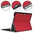 Case2go - Tablet Hoes geschikt voor Microsoft Surface Pro 8 - Tri-Fold Book Case - Rood