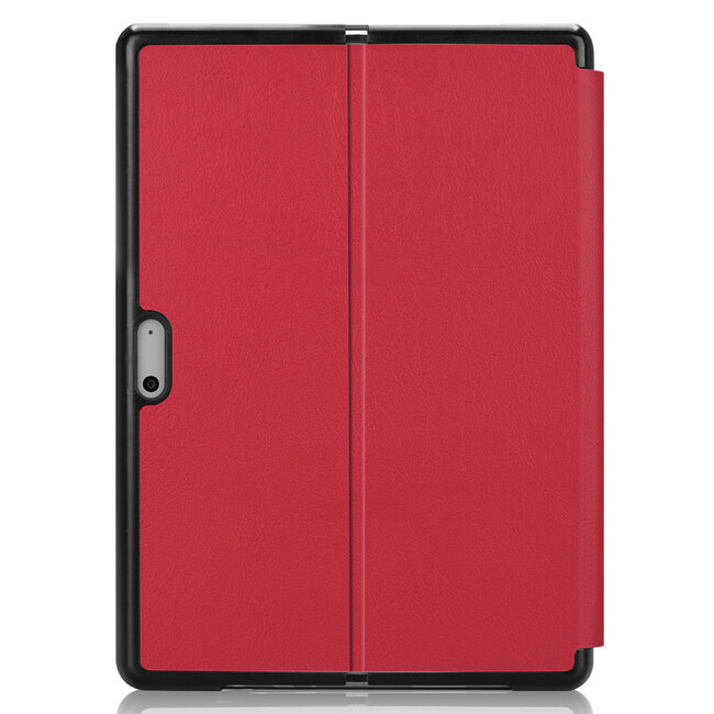 Case2go - Tablet Hoes geschikt voor Microsoft Surface Pro 8 - Tri-Fold Book Case - Rood