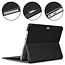 Case2go - Tablet Hoes geschikt voor Microsoft Surface Pro 8 - Tri-Fold Book Case - Zwart