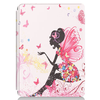 Case2go Case2go - Tablet Hoes geschikt voor de Microsoft Surface Go 3 - Tri-Fold Book Case - Flower fairy