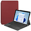 Case2go - Tablet Hoes geschikt voor de Microsoft Surface Go 3 - Tri-Fold Book Case - Donker Rood