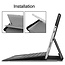 Case2go - Tablet Hoes geschikt voor de Microsoft Surface Go 1/2/3/4 - Tri-Fold Book Case - Donkergroen