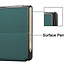 Case2go - Tablet Hoes geschikt voor de Microsoft Surface Go 3 - Tri-Fold Book Case - Donker Groen