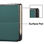 Case2go - Tablet Hoes geschikt voor de Microsoft Surface Go 1/2/3/4 - Tri-Fold Book Case - Donkergroen
