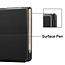 Case2go - Tablet Hoes geschikt voor de Microsoft Surface Go 3 - Tri-Fold Book Case - Zwart