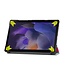 Tablet hoes geschikt voor Samsung Galaxy Tab A8 (2022 &amp; 2021) tri-fold hoes met auto/wake functie - 10.5 inch - Eenhoorn