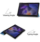 Case2go Case2go - Tablet Hoes geschikt voor Samsung Galaxy Tab A8 (2021) - 10.5 inch - Tri-Fold Book Case - Auto Wake functie - Licht Blauw